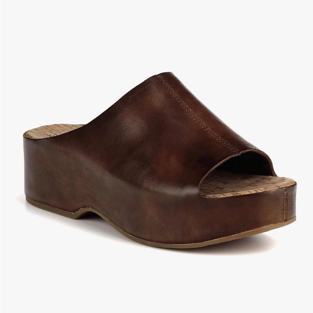 KORK-EASE Yazmin Women's Leather Slide Sandals